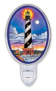 Cape Hatteras Stained Glass Night Light