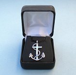 Nautical Anchor Pendant in Handsome Hinged Gift Box