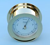 Barometer in Polished Solid Brass Case