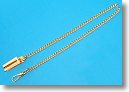Gold Plated Light Pocket Compass Chain