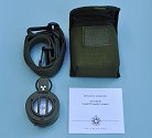 Francis Barker M88 Green Compass with Military Pouch, and Instructions