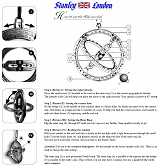 Instructions for using H. M. Kala Solid Brass Sunwatch Pocket Sundial