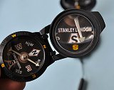 Stanley London Black Luminescent Pocket Compass with 4-Power Magnifier