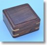 Small Plain Hardwood Storage Case