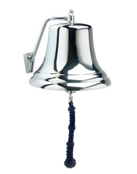 Weems and Plath 12 inch Chrome Ship's Bell 12000C