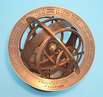 Top View of Regular Sized Small Armillary Sphere