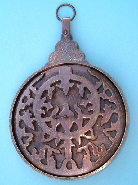 Large Solid Brass Astrolabe