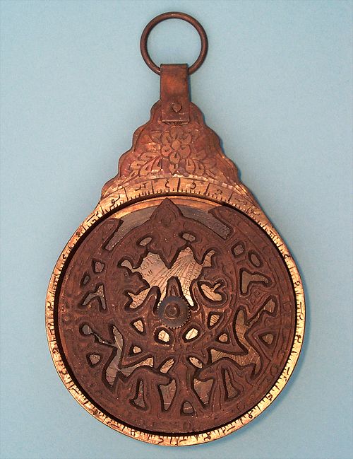 Small Solid Brass Astrolabe