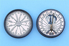 Detail of Sundial and Compass