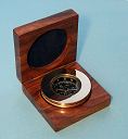 Small Compass in Hardwood Case