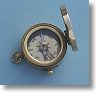 Brass Miniature Pocket Compass