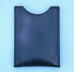 Black Leather Credit Card Wallet and Money Clip