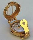 Brass Engineering Lensatic Compass