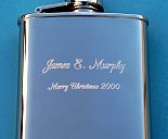 Example of Custom Engraved Flask