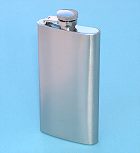 Tall 5 ounce Stainless Steel Hip Flask