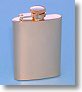 Gold Plated Stainless Steel 3.5 ounce Hip Flask